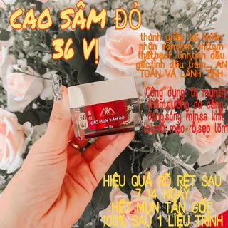 Kem Trị Mụn Cao Mụn Sâm Đỏ