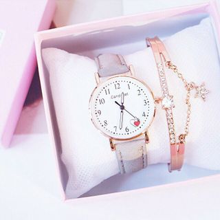 Đồng Hồ Thời Trang Nữ Dây Nhung Candycat