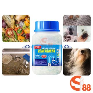 [Loại Cực Mạnh Hộp Lớn] Bột Thông Tắc Cống, Đường Ống, Bồn Cầu, Bồn Rửa Mặt Xử Lý Triệt Để Cặn Bã Chất Thải Hữu Cơ GD47