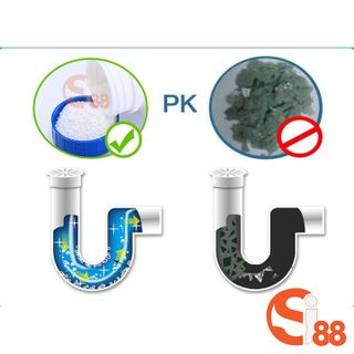 [Loại Cực Mạnh Hộp Lớn] Bột Thông Tắc Cống, Đường Ống, Bồn Cầu, Bồn Rửa Mặt Xử Lý Triệt Để Cặn Bã Chất Thải Hữu Cơ GD47