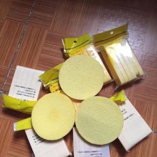 Bông Nở Rửa Mặt 12 Miếng