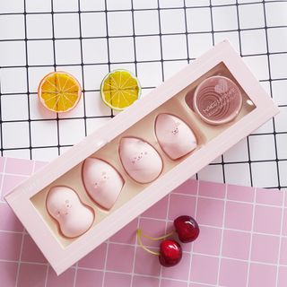 Set 4 bông tán nền kèm gọng UUYP Make Up Puff