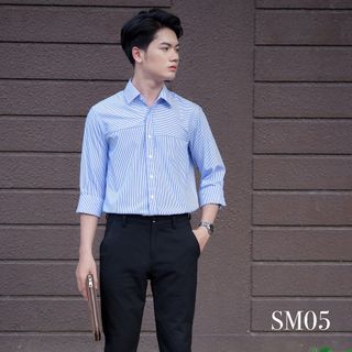 ÁO SƠ MI NAM DÀI TAY KẺ SỌC - SM05 giá sỉ​, giá bán buôn giá sỉ