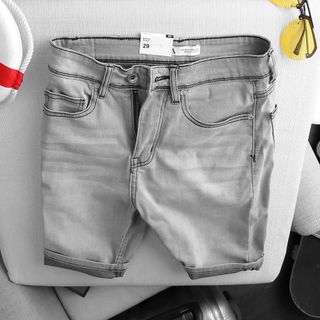 Quần nam short jean ZRA skinny