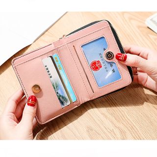 VÍ NỮ CẦM TAY NHIỀU NGĂN DÁNG NGẮN BỒ CÔNG ANH VN12
