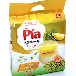 Bánh Pía chay đậu xanh sầu riêng Phúc An 400g giá sỉ