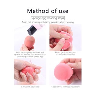 Nước rửa cọ trang điểm, mút tán làm sạch mút trang điểm diệt khuẩn