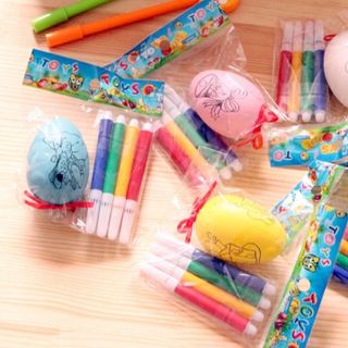 Bộ 1 quả trứng kèm 4 bút lông
