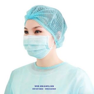 Mũ con sâu (Mũ bọc tóc) dùng trong y tế