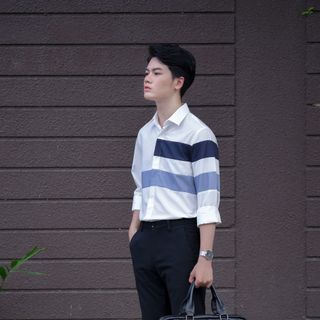 ÁO SƠ MI NAM LỤA NẾN THỜI TRANG CAO CẤP - SM08 giá sỉ​, giá bán buôn