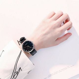 Đồng Hồ Thời Trang Nam Nữ Candycat Dây Da