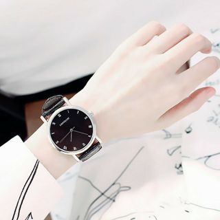 Đồng Hồ Thời Trang Nam Nữ Candycat Dây Da