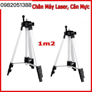 Chân máy cân mực, máy bắn cốt laze - Nhôm 1m2