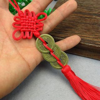 Dây treo phong thủy 3 xu