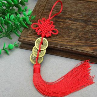 Dây treo phong thủy 3 xu