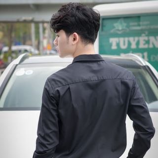 ÁO SƠ MI NAM DÀI TAY ĐEN - SM04 giá sỉ​, giá bán buôn