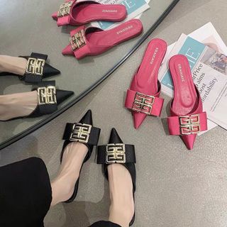 Dép Sục da mũi nhọn