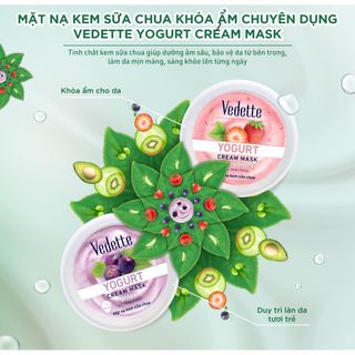 Mặt nạ Vedette đất sét - sữa chua