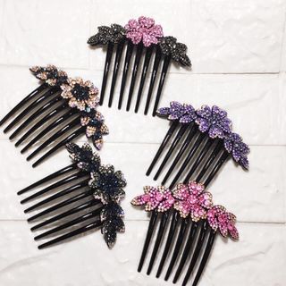 Xược búi tóc french twist đính đá