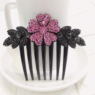 Xược búi tóc french twist đính đá