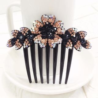 Xược búi tóc french twist đính đá