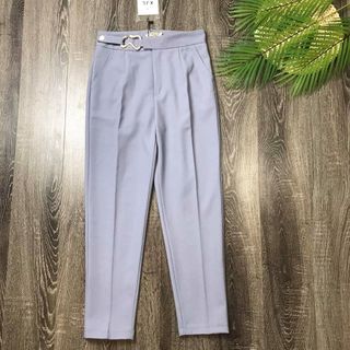 Quần baggy công sở đai chữ S - Ảnh tự chụp, bao chất
