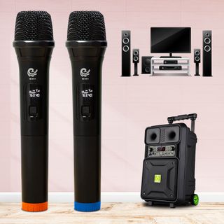 Micro Karaoke - Micro Không Dây MV 01 - 2 Micro - Đổi Mới Trong 07 Ngày - Bảo Hành 12 Tháng