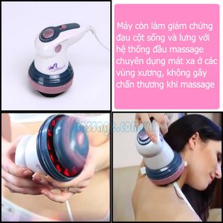 Máy massage toàn thân cầm tay 4 trong 1, Máy mát xa cầm tay giảm mỡ toàn thân, Máy mát xa cổ vai gáy