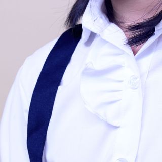 Sơ mi học sinh nữ bèo ngực