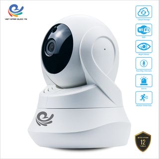 Camera Ip Quan Sát Trong Nhà CC2022 - 2.0Mpx 1080P FULL HD - Xoay Ngang 355 Độ, Dọc 90 Độ - BH 12 Tháng