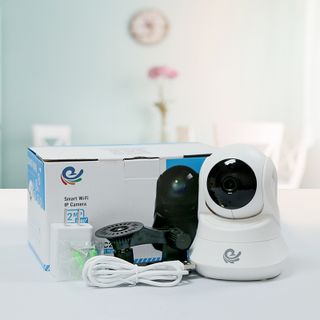 Camera Ip Quan Sát Trong Nhà CC2022 - 2.0Mpx 1080P FULL HD - Xoay Ngang 355 Độ, Dọc 90 Độ - BH 12 Tháng