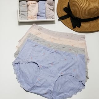 HỘP 4 QUẦN COTTON NHẬT MOBRA BI ĐỎ 8876