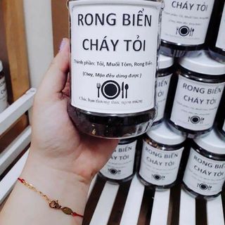 Rong biển cháy tỏi ớt 70g/1 hũ bao ngon