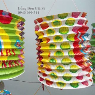 LỒNG ĐÈN GIẤY HÌNH TRỤ