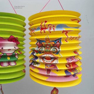 LỒNG ĐÈN GIẤY HÌNH TRỤ