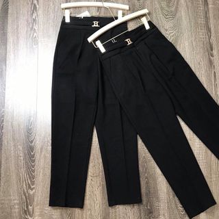 Quần baggy đai chữ H công sở - Ảnh tự chụp, bao chất