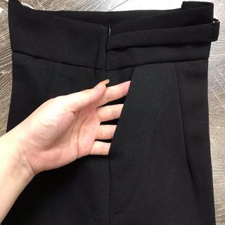 Quần baggy đai chữ H công sở - Ảnh tự chụp, bao chất