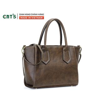 Túi xách nữ công sở CNT TX40 cao cấp Nâu