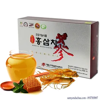 Trà Hồng Sâm 4mg/g Hàn Quốc 100 gói* 10gr
