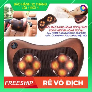 gối massa hồng ngoại đa chức năng [ bảo hành 1 năm] giá sỉ