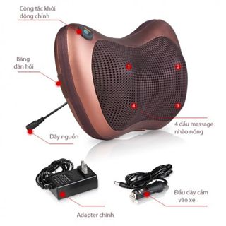 gối massa hồng ngoại đa chức năng [ bảo hành 1 năm]
