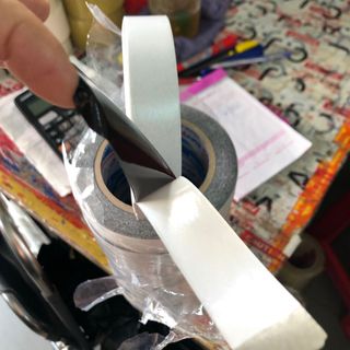 Băng keo vải đen 2măt