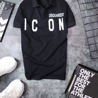 ÁO THUN CỔ TRỤ LOGO THÊU
