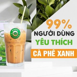 Cafe xanh hộp nhỏ 10 gói giá sỉ