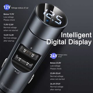Tẩu Sạc Đa Năng Dùng Cho Xe Ô Tô Energy Column Car Wireless MP3 Charger