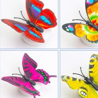 Bướm có đèn dán tường 6k