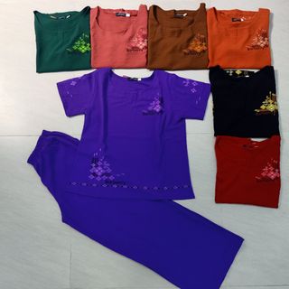 Bộ đũi ống rộng dài thêu sịn sò