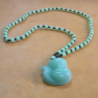 Dây chuyền hồ ly xanh cảm thạch