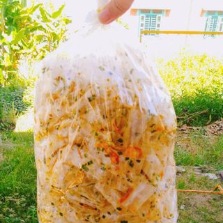 Bánh tráng chấm tây ninh và sữa bắp, hạt sen