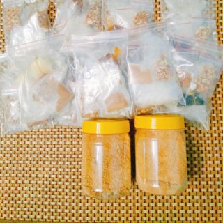Bánh tráng chấm tây ninh và sữa bắp, hạt sen